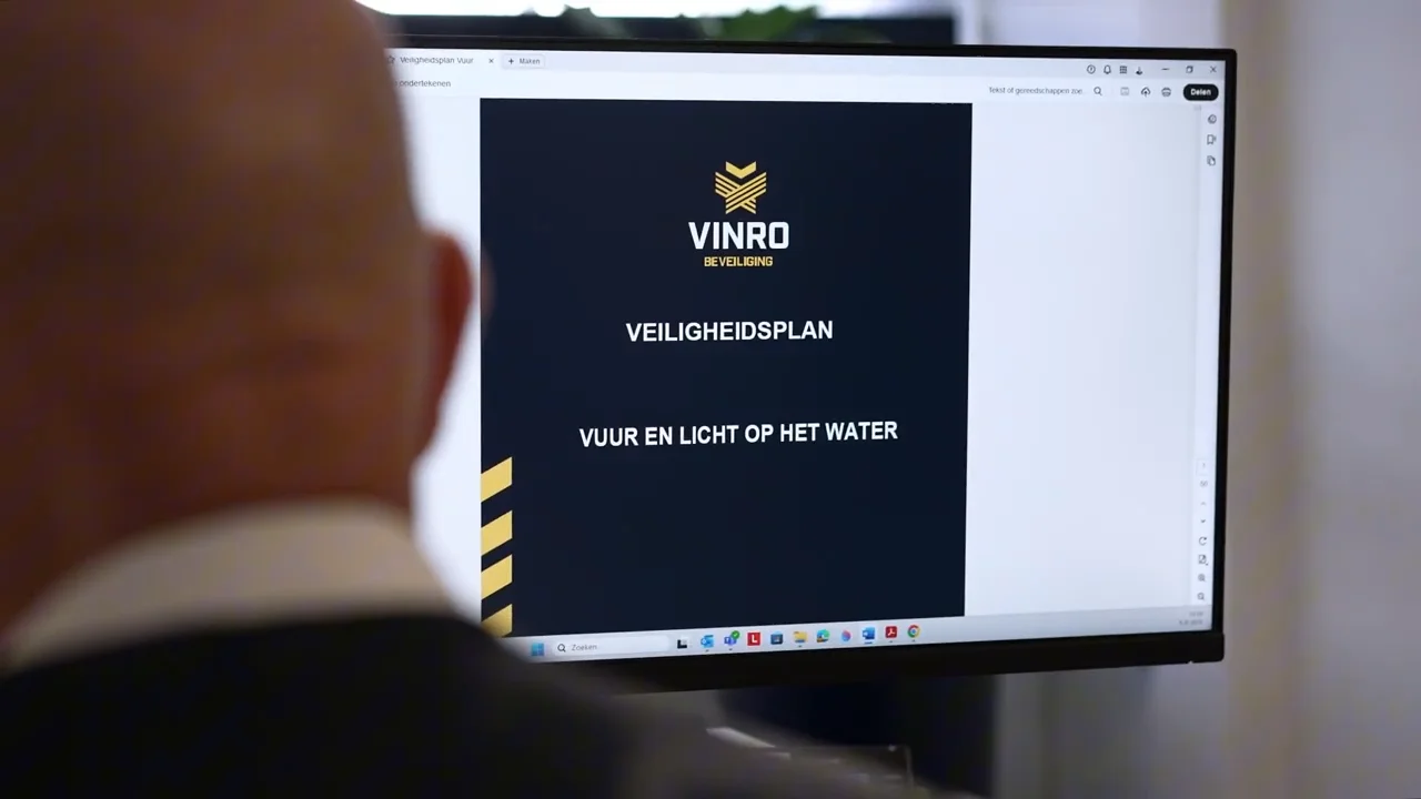 Showcase VINRO - Vuur en Licht 2025 - Evenementbeveiliging