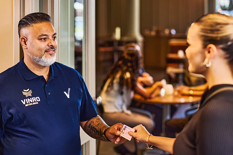 VINRO Beveiliging - Objectbeveiliging - Toegangscontrole - Leeftijdscontrole